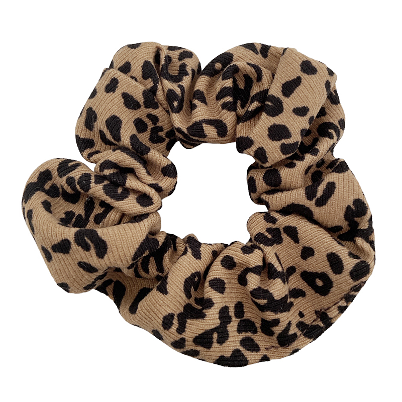 Scrunchie / Leopard brown-black