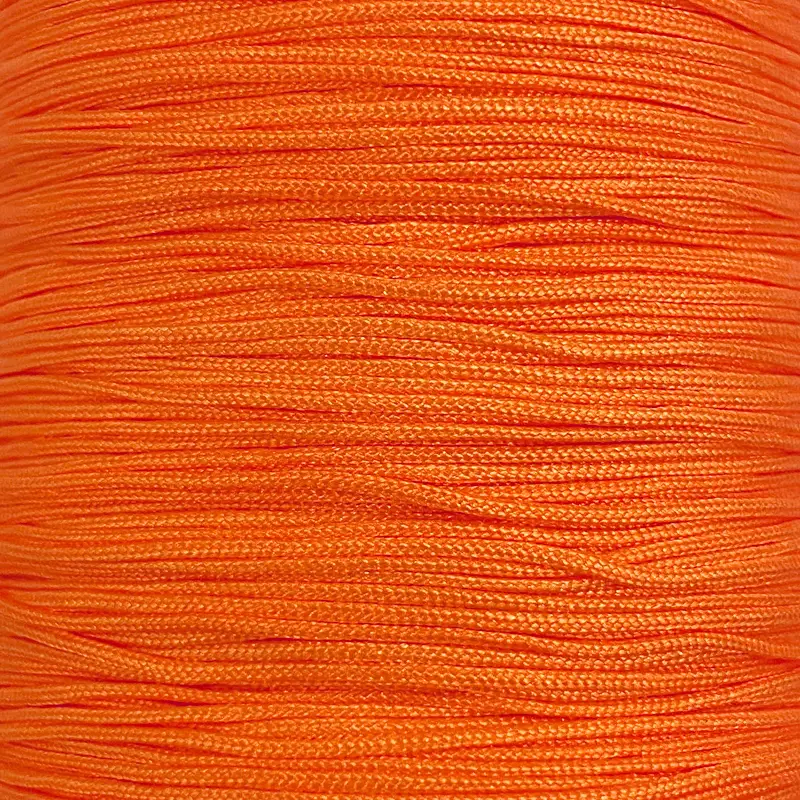 Satinband Neon orange Ø 0,8mm / 1m