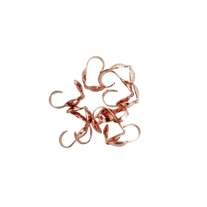 10 Stk. Kalotten 8mm - rosegold