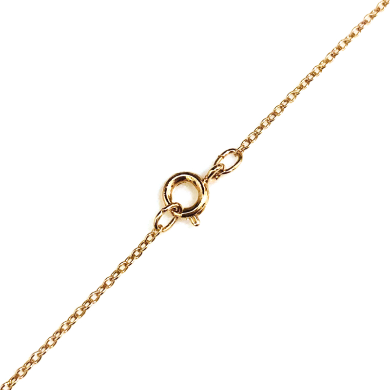 Feine Kette mit Verschluss 45cm - rose vergoldet