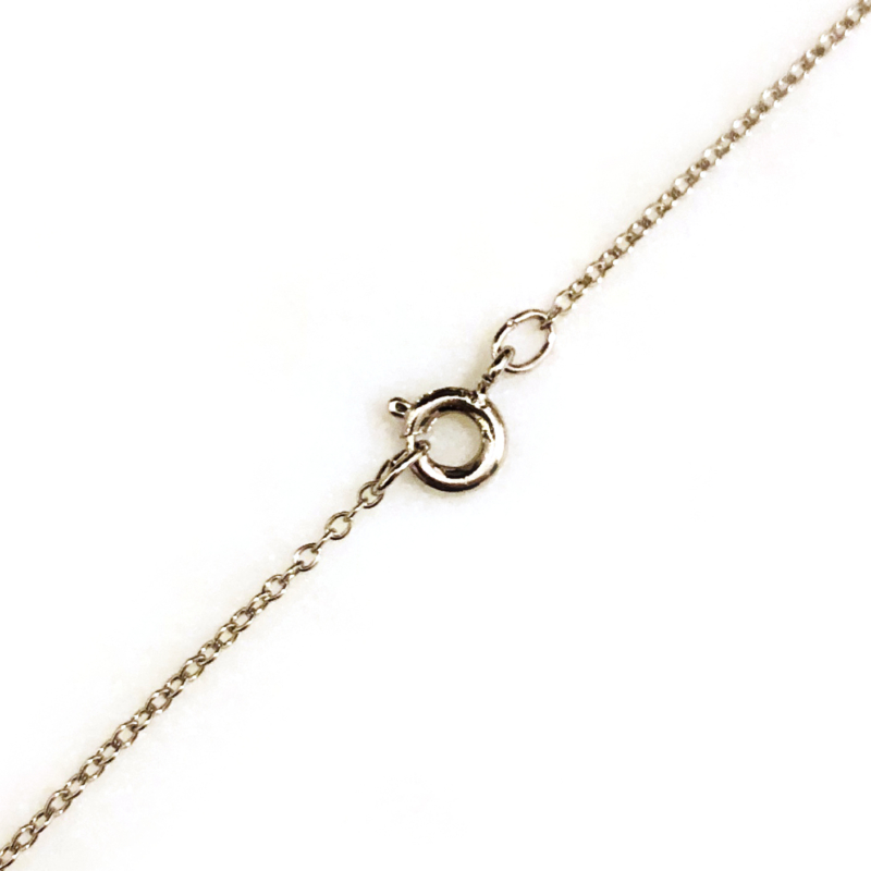 Feine Kette mit Verschluss 45cm - silber rhodiniert