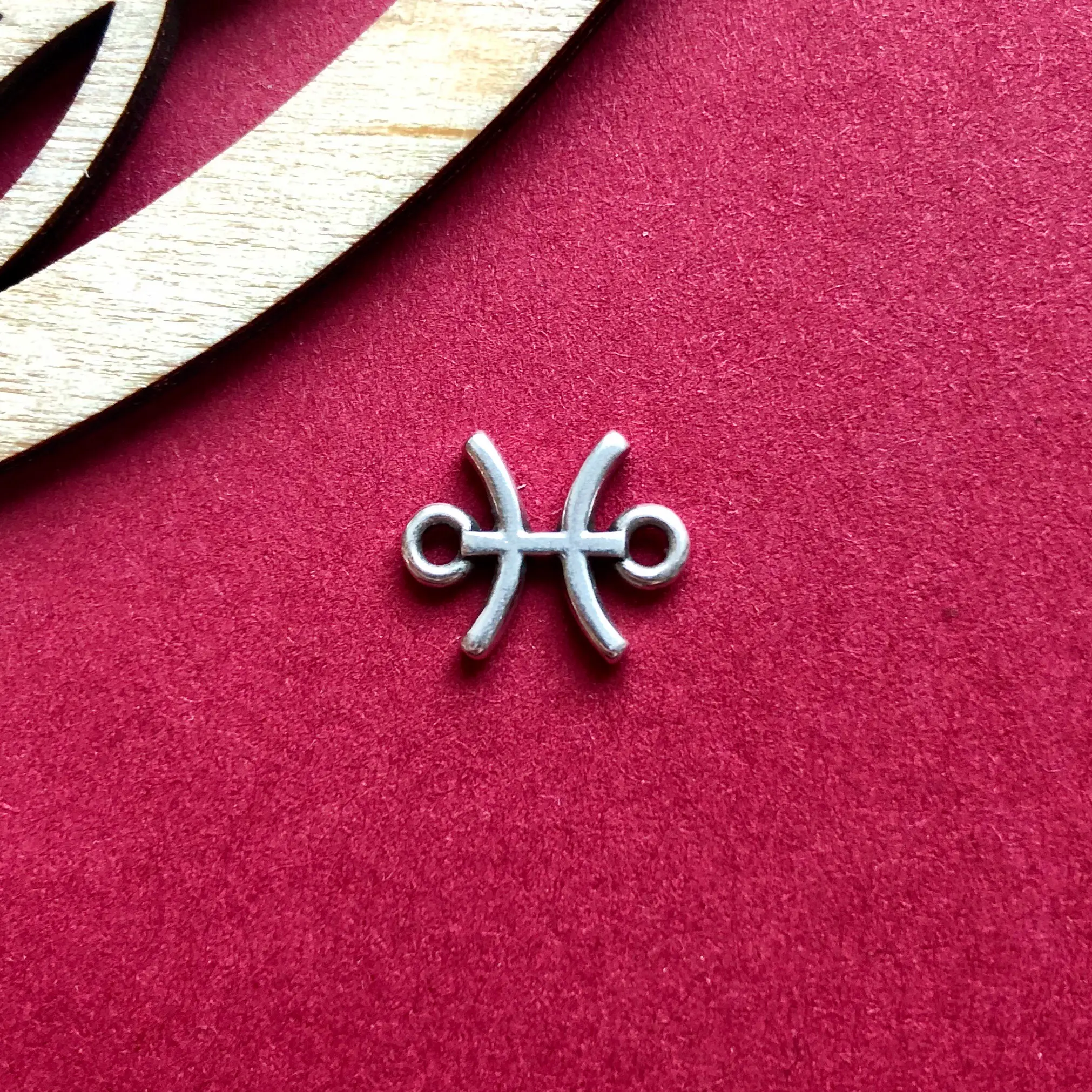 Sternzeichen Fische, versilbert