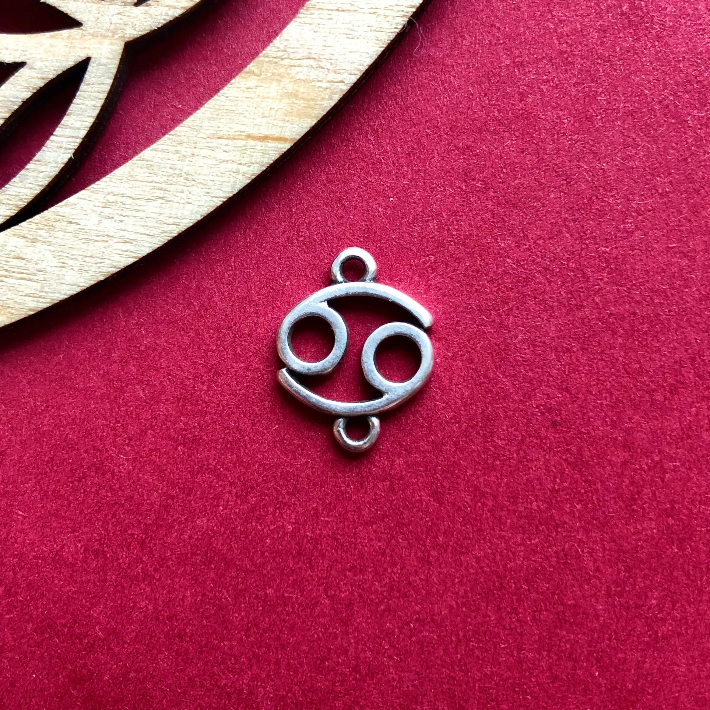 Sternzeichen Krebs, versilbert