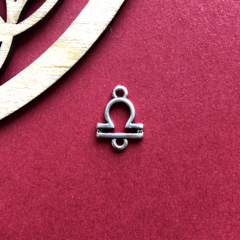 Sternzeichen Waage, versilbert
