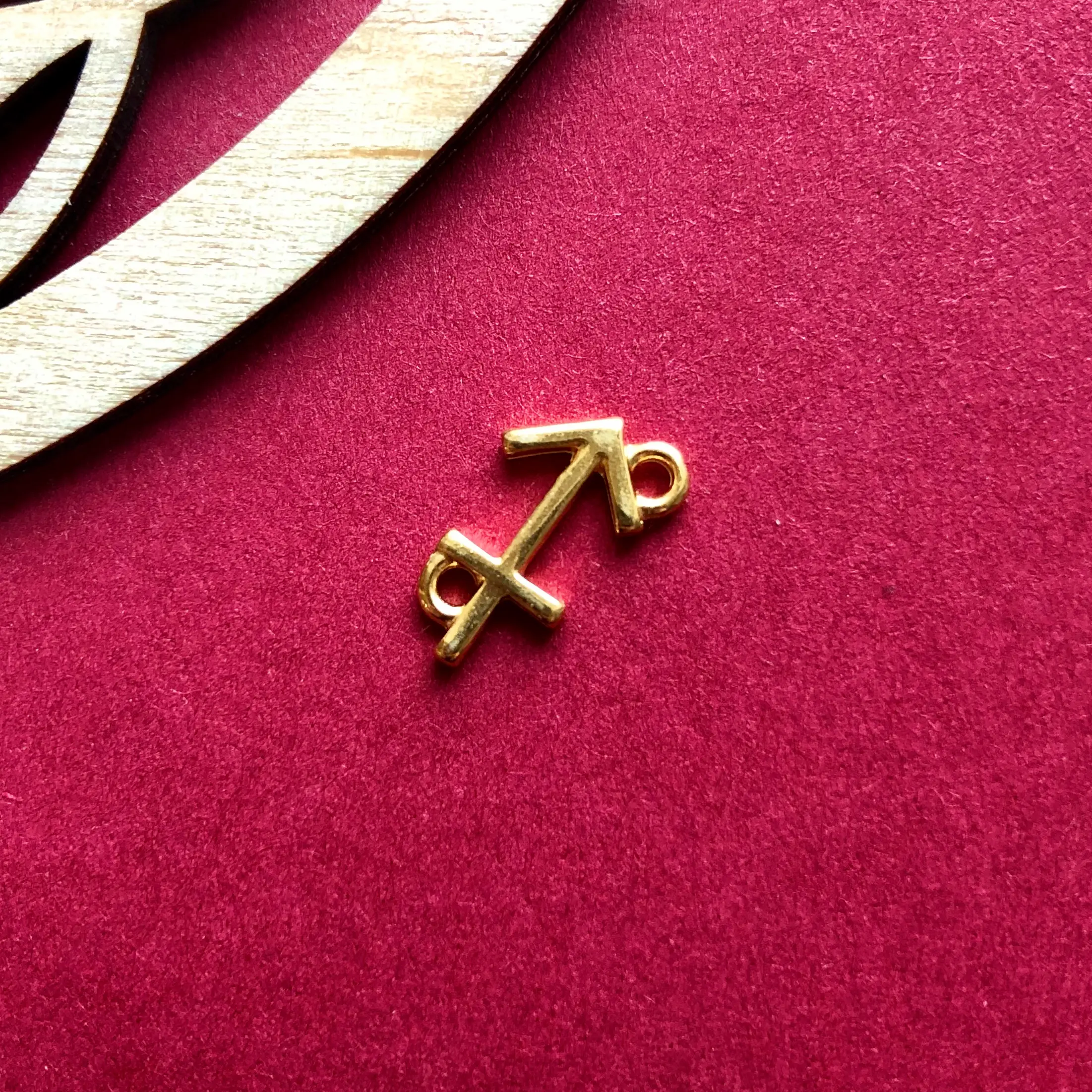 Sternzeichen Schütze, vergoldet