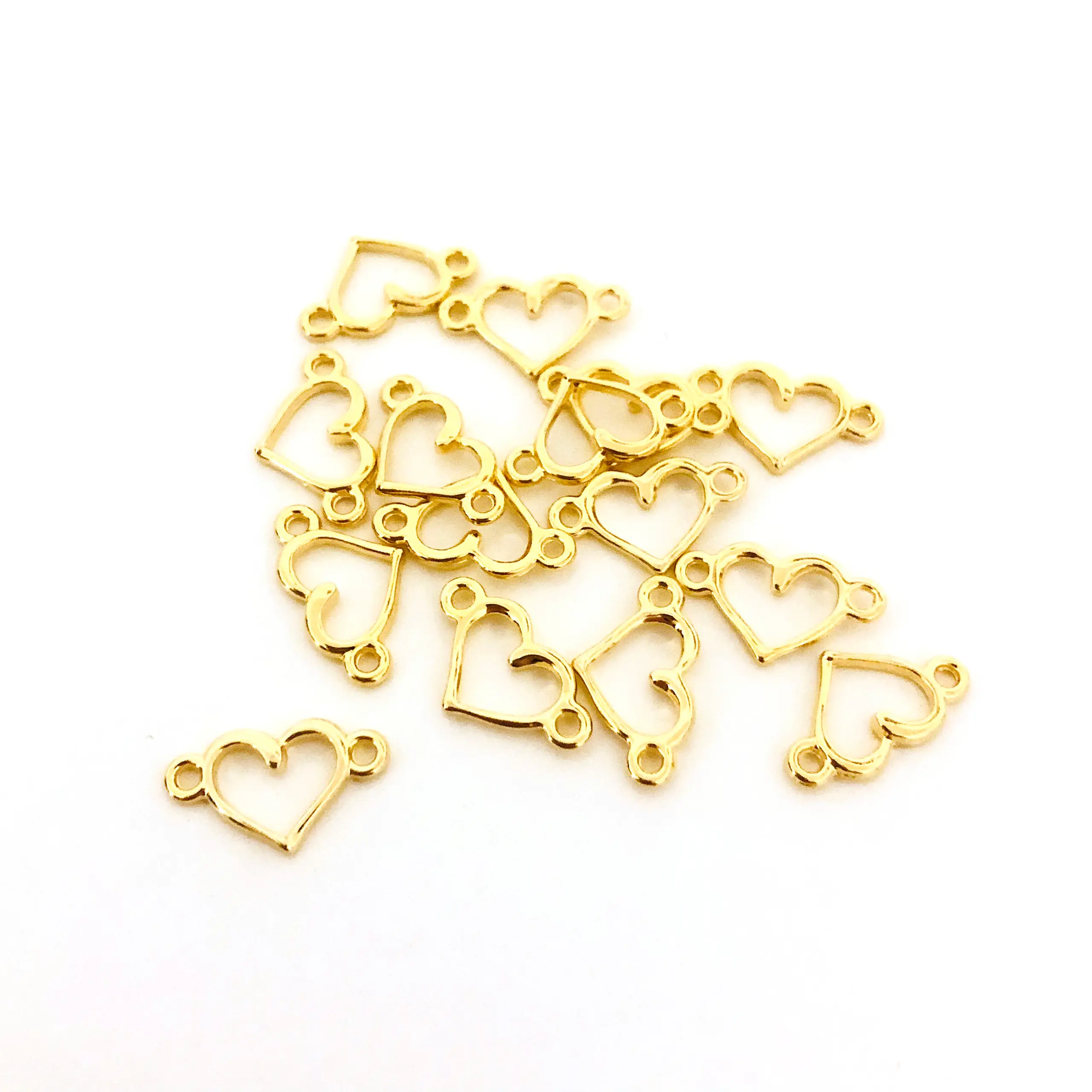 Anhänger Metall DQ Zwischenstück Valentine's Gold