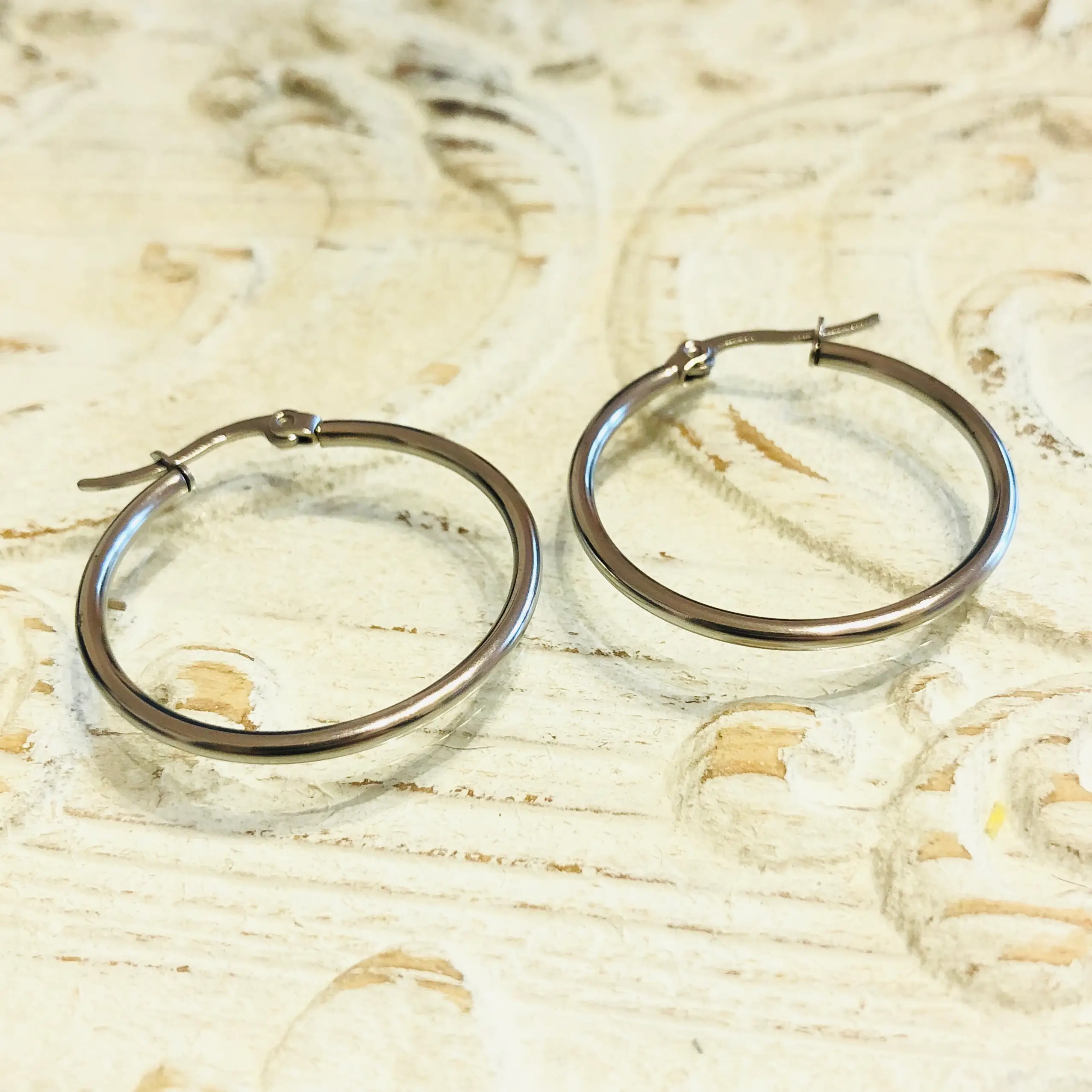 Stainless Steel - Edelstahl Creolen 30mm