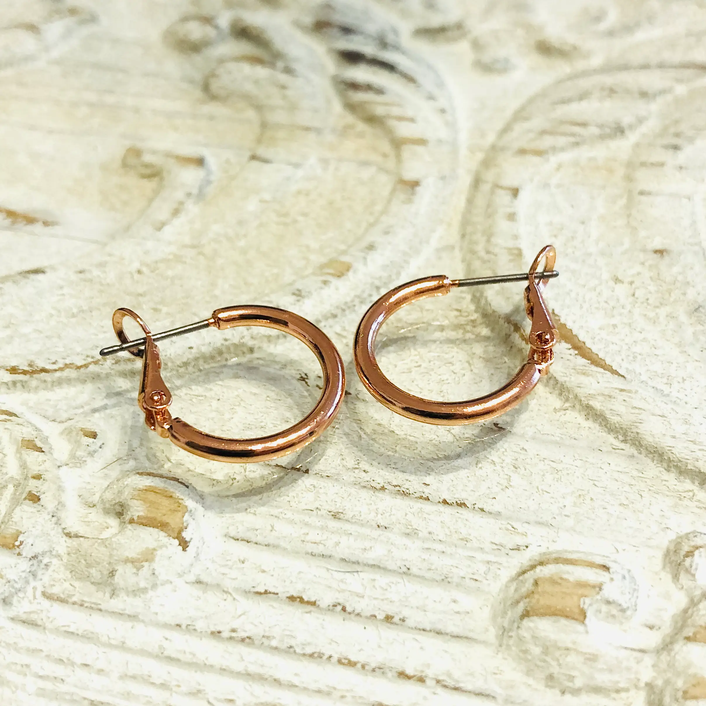 DQ Creolen 18mm - roségold