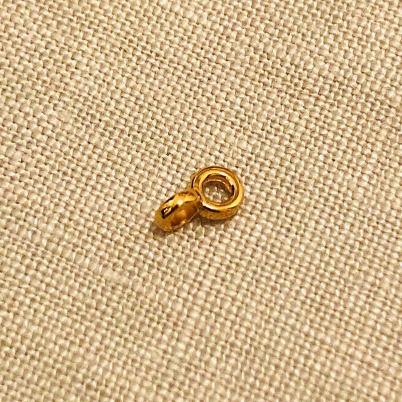 DQ Metall Anhänger Halterung 5x8mm - roségold