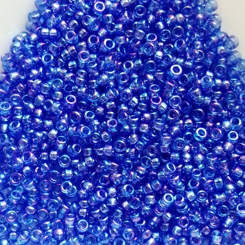 Toho Rocailles 15/0 - 1,5 mm - 5g - Farbe: 178 Transparent Rainbow Sapphire