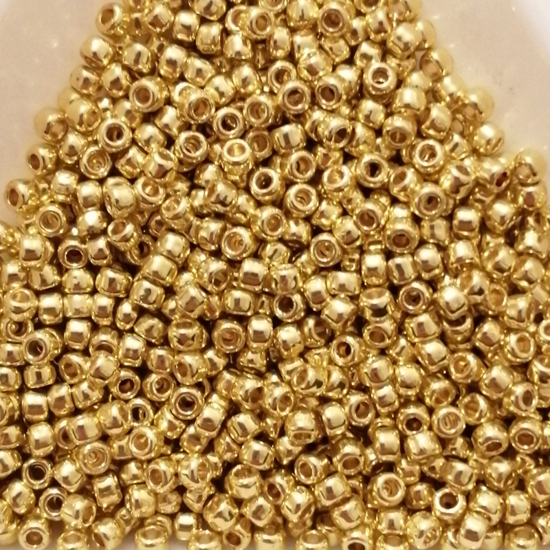 Toho 11/0 - 2,2 mm Galvanized Lemon Gold