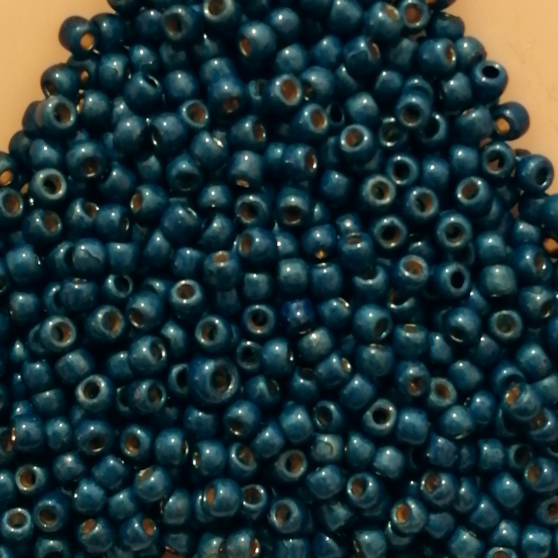 Toho 11/0 - 2,2 mm Galvanized Frosted Turkish Blue