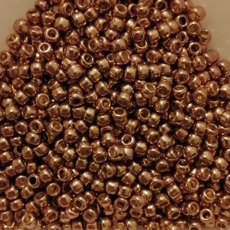 Toho 8/0 - 3 mm Galvanized Silky Gold
