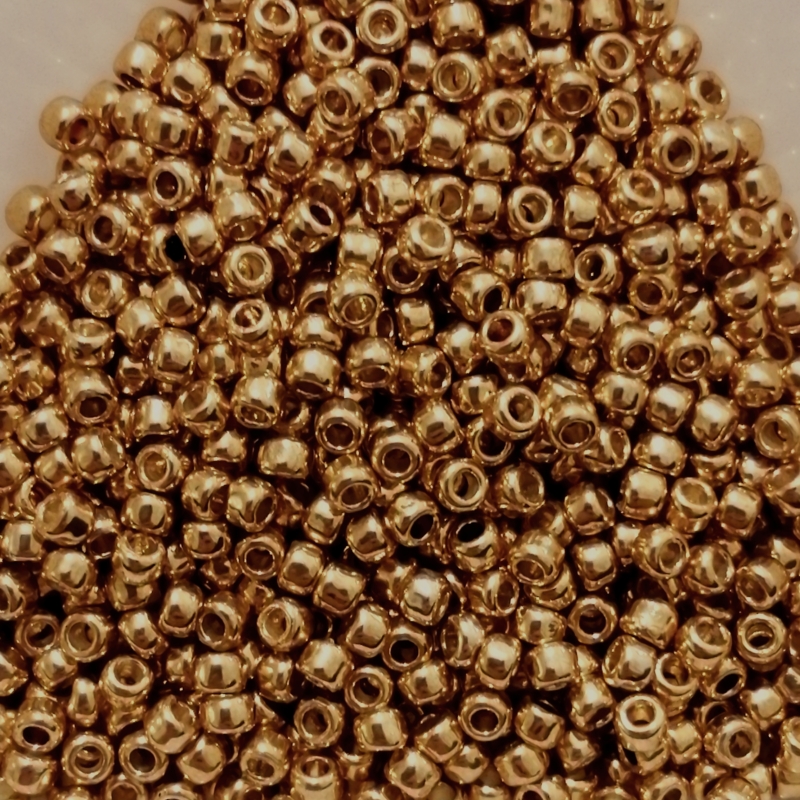 Toho 11/0 - 2,2 mm Galvanized Golden Ochre