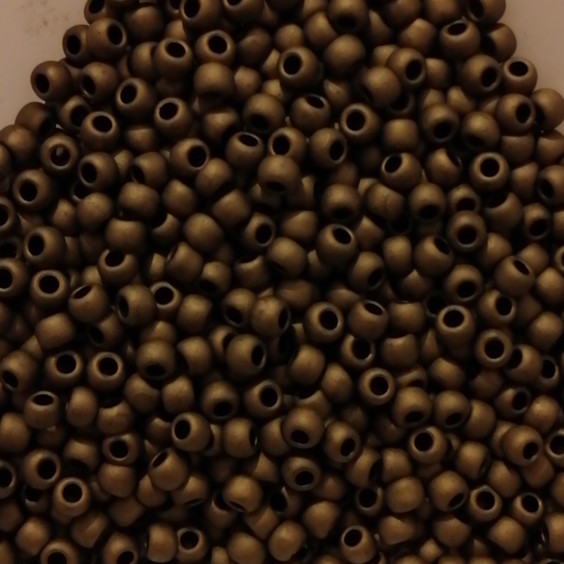 Toho 11/0 - 2,2 mm Matte-Color Dark Copper