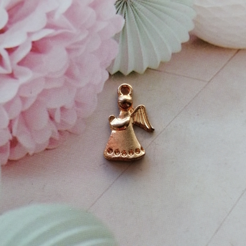 Anhänger Metall DQ Little Angel Rosegold
