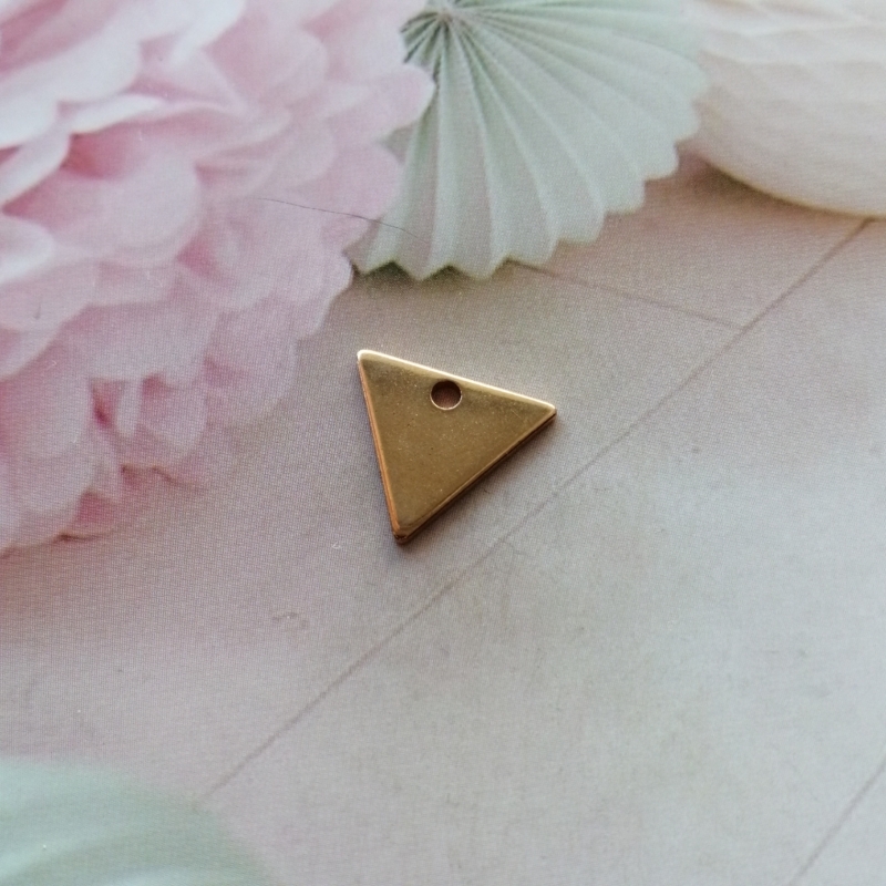 Anhänger Metall DQ Triangle Rosegold