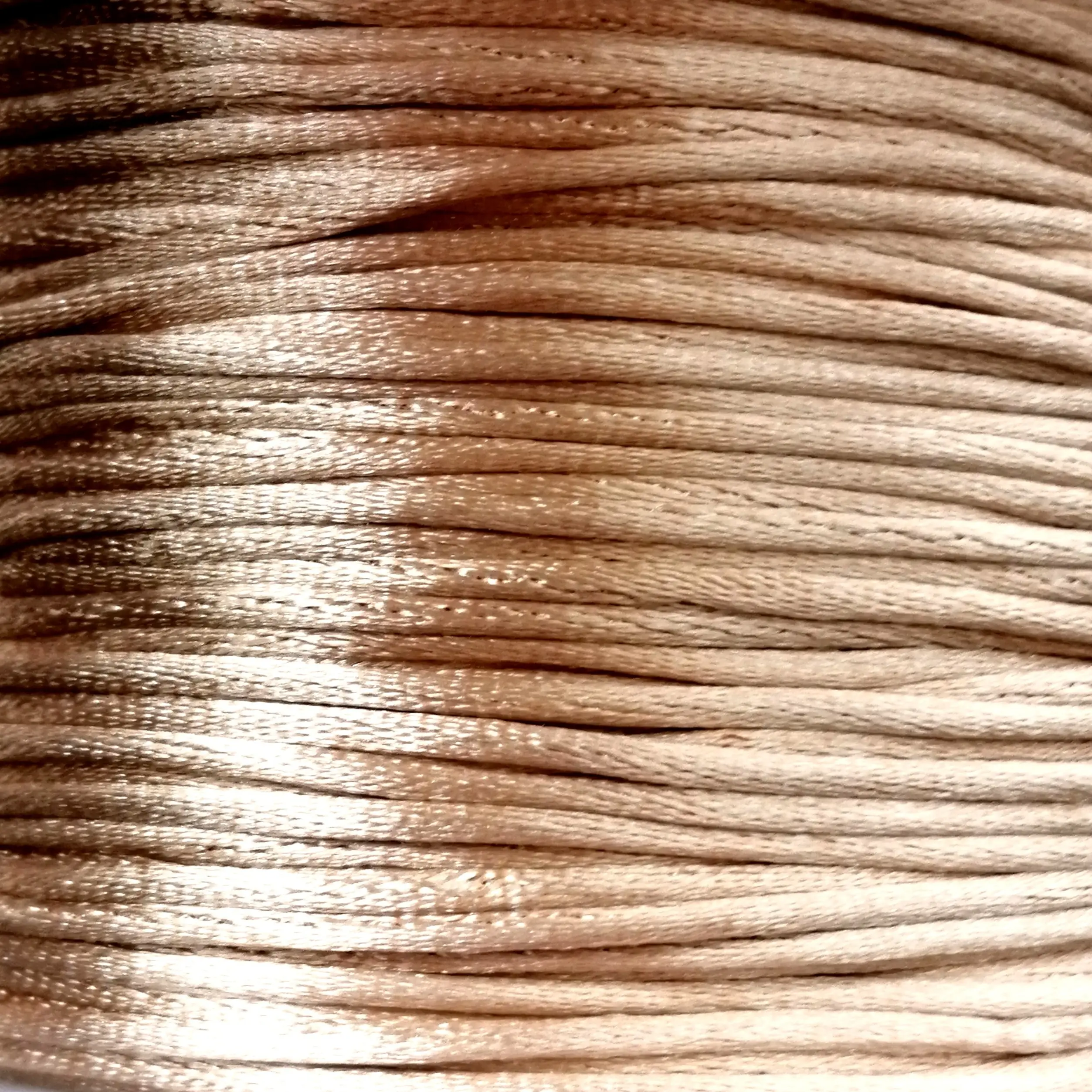 Satinband Champagne gold Ø 1,5mm / 1m