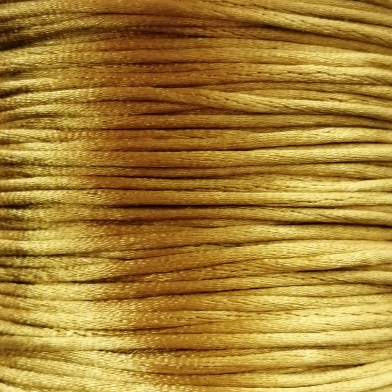 Satinband senfgelb gold Ø 1,5mm / 1m