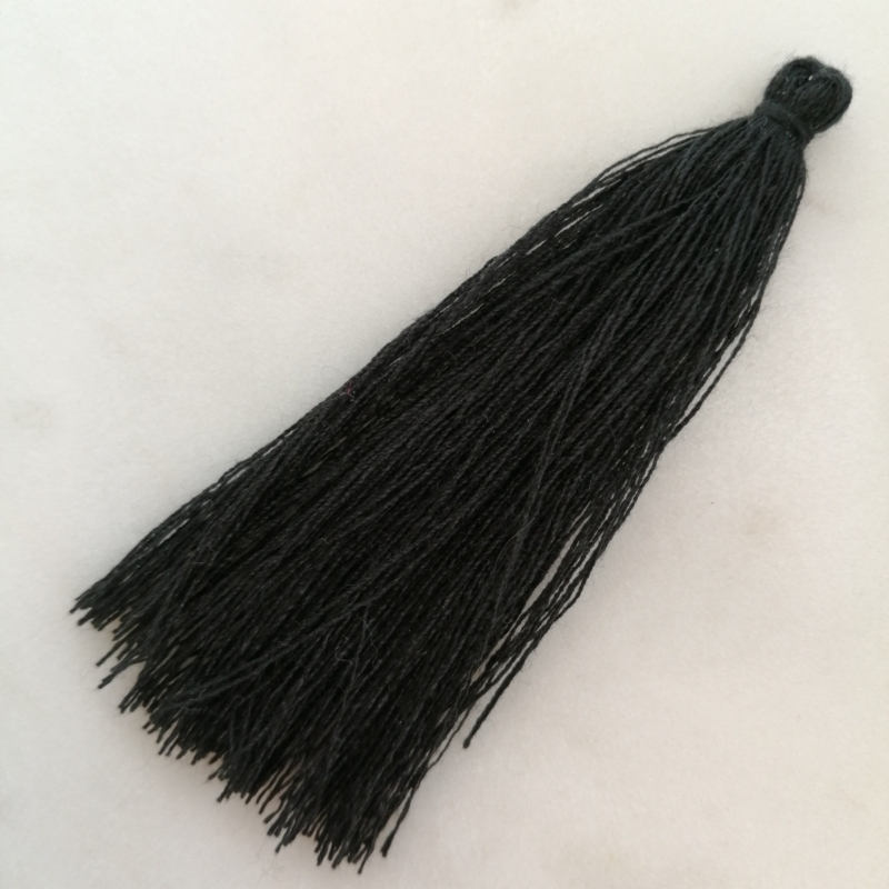 Quaste 7cm Schwarz