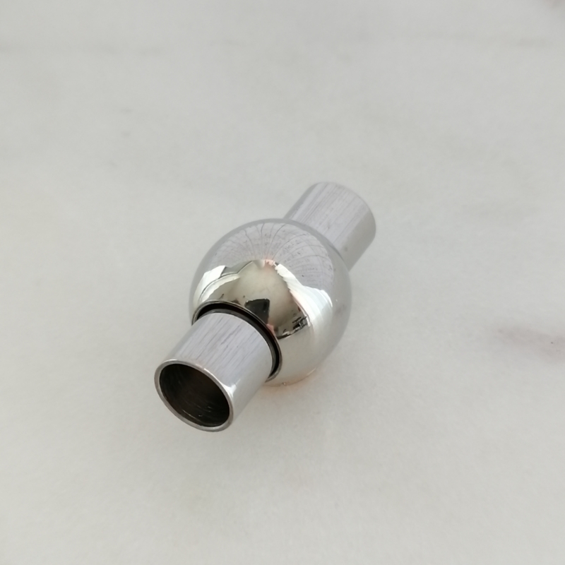 Stainless Steel - Edelstahl Magnetschließe 20x10mm Ø 5mm