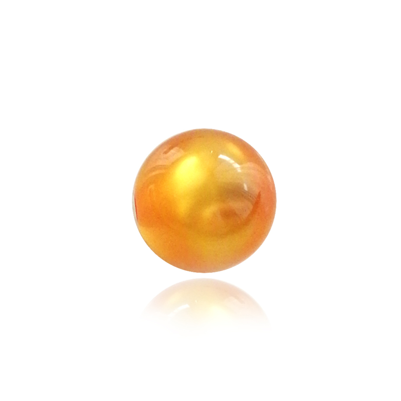 Polaris Perle 10mm hellorange glänzend