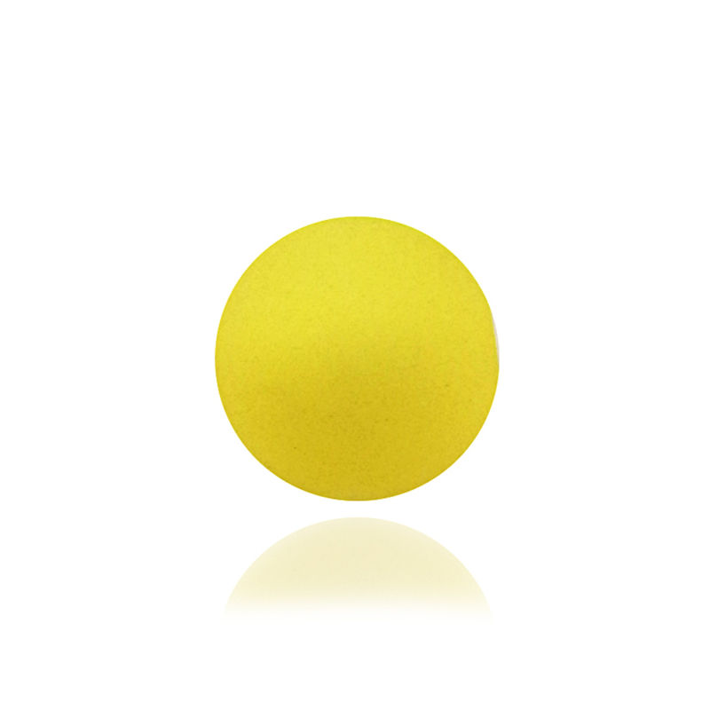 Polaris Perle 10mm gelb matt