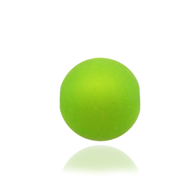 Polaris Perle 10mm apfelgrün matt
