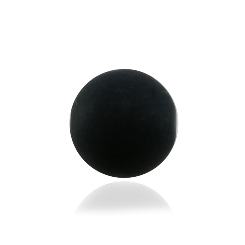 Polaris Perle 10mm schwarz matt