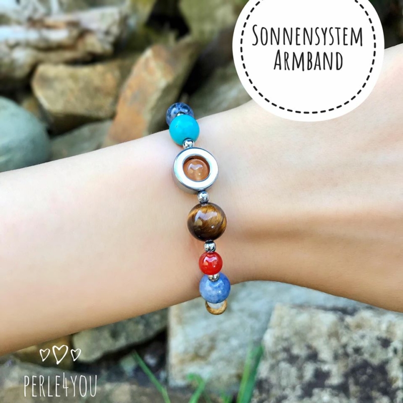Sonnensystem Armband