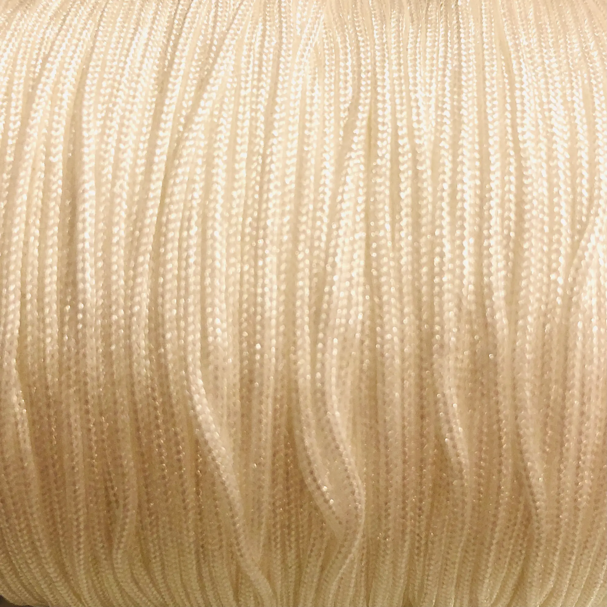 Satinband weiß Ø 1mm / 1m