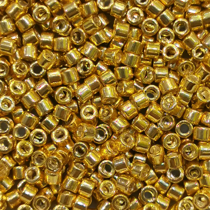 Miyuki Delica 11/0 - 1.6mm / 10g / DB1833 Duracoat Gold