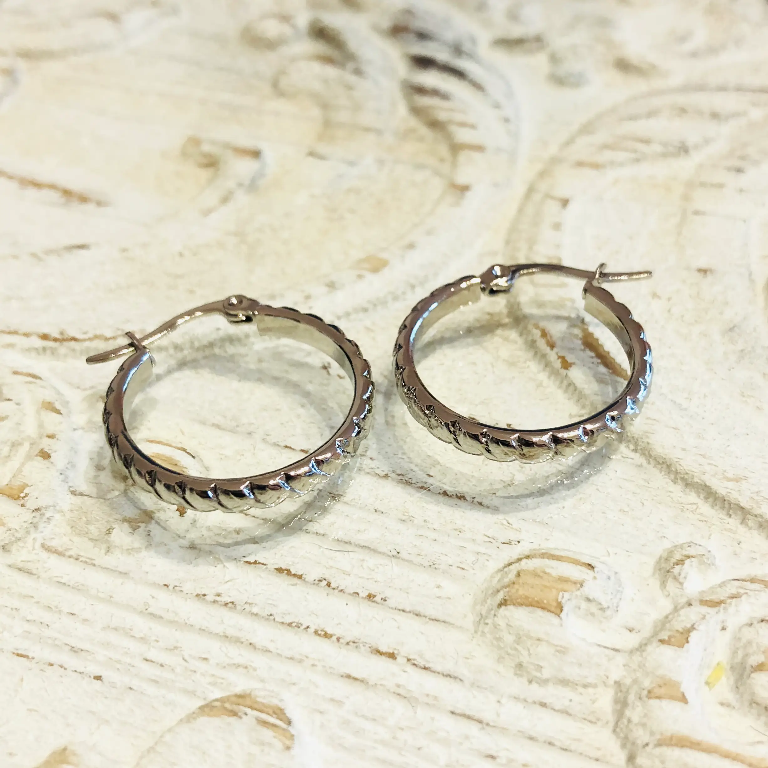 Stainless Steel - Edelstahl Creolen 25mm