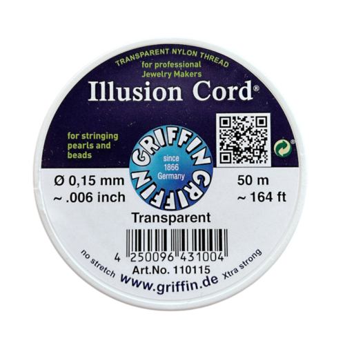 Griffin Nylon Thread / Illusion Cord 0,15mm Transparent / 50m