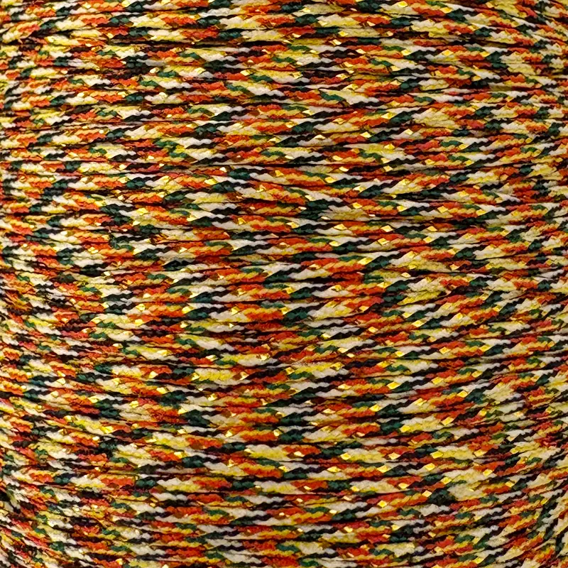 Satinband Goldener Blätterwald Ø 0,8mm / 1m