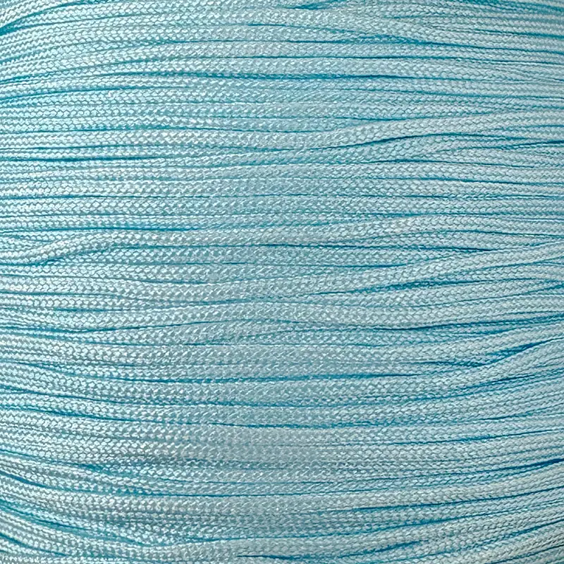 Satinband Polarblau Ø 0,8mm / 1m