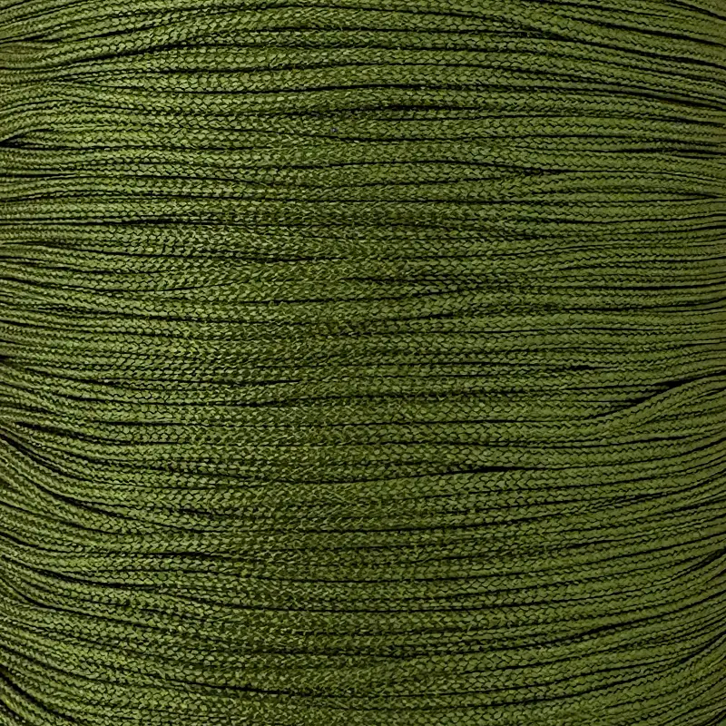 Satinband Olivenseide Ø 0,8mm / 1m