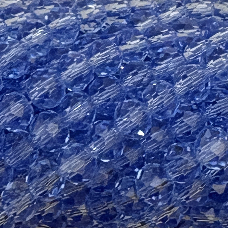 Kristallschliff Perlen / Rondelle 4x3mm Soft Sapphire
