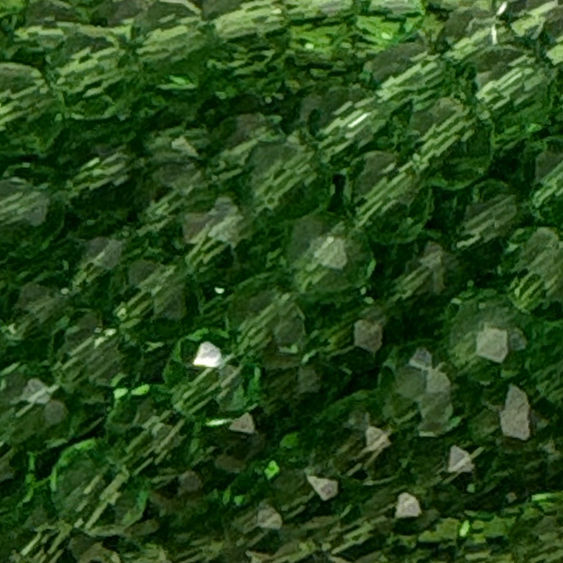 Kristallschliff Perlen / Rondelle 4x3mm Evergreen