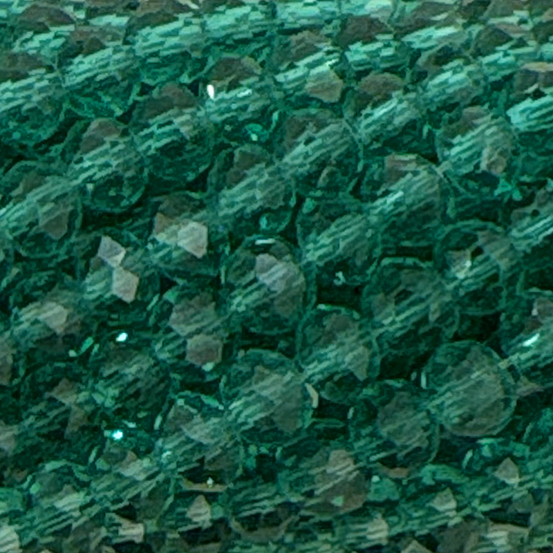 Kristallschliff Perlen / Rondelle 4x3mm Crystal Emerald