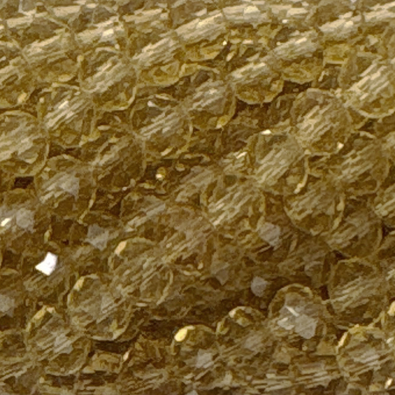 Kristallschliff Perlen / Rondelle 4x3mm Golden Olive